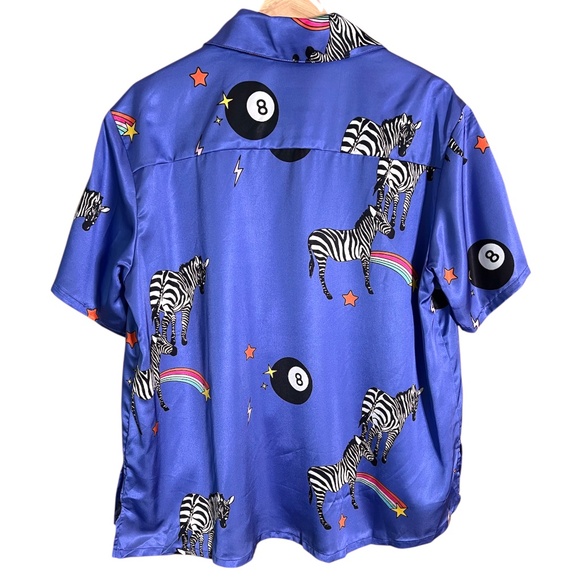 NWT Dressed In LALA Get Lucky Satin TOP ONLY - Picture 8 of 12